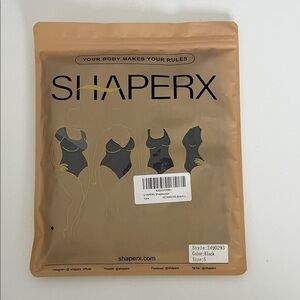 NEW & Unopened ShaperX Black Bodysuit Size Small